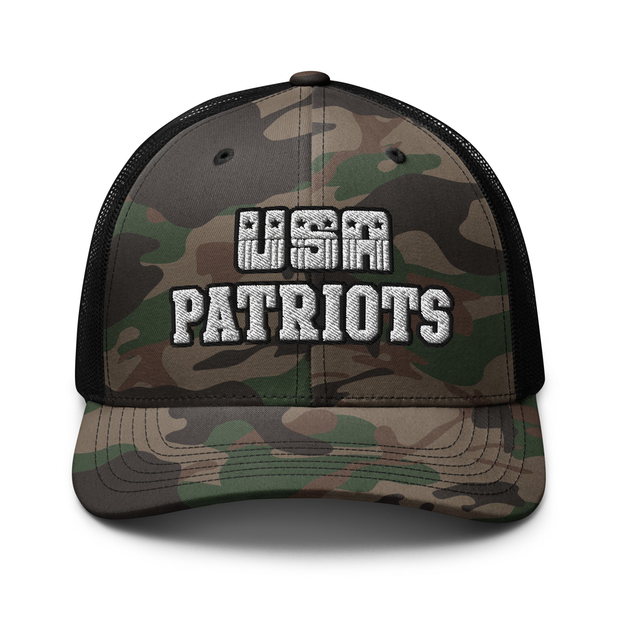 Camouflage trucker hat