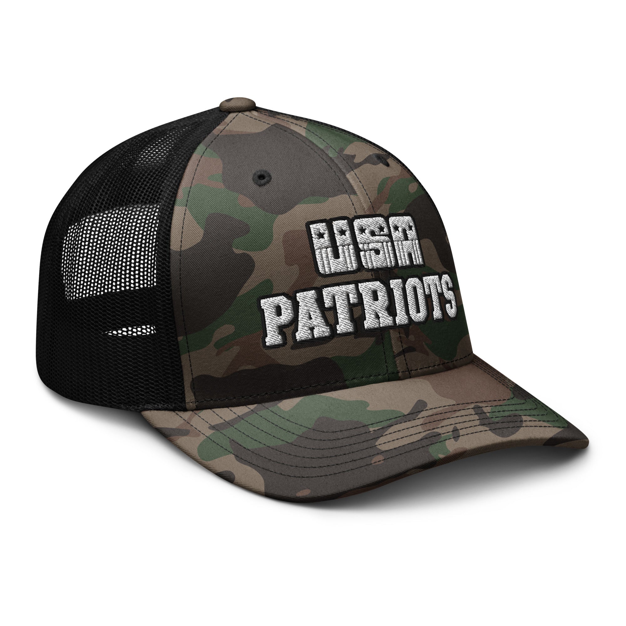 Camouflage trucker hat