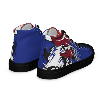 Women’s high top canvas shoes